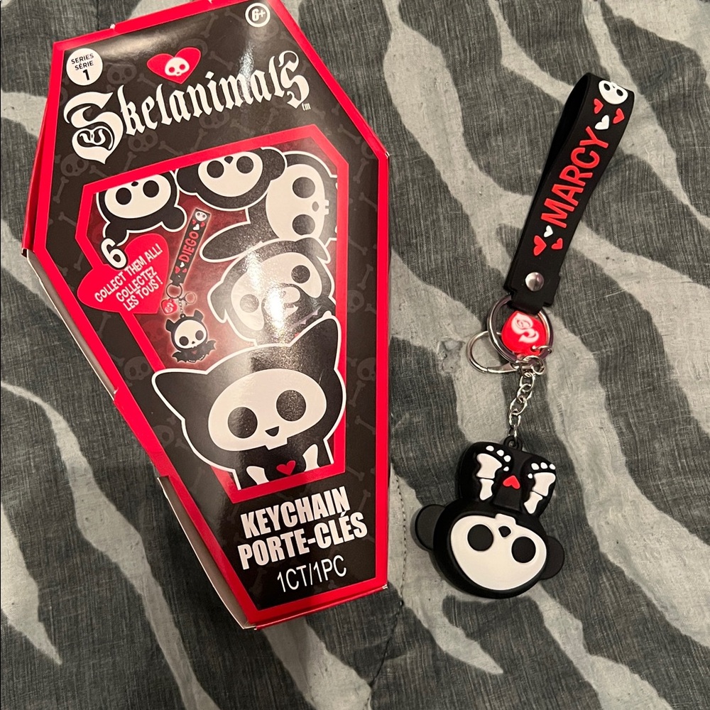 Marcy Skelanimal Keychain - Opened Blind Box